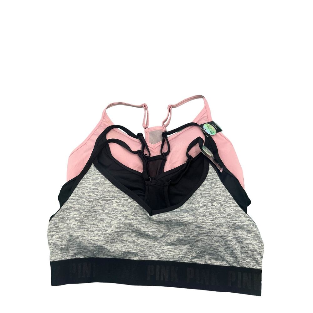 Victoria Secret Pink, Set Of 3 Large Sports Bras